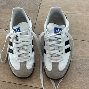 Adidas Sambas- White and Black Classic Sneakers